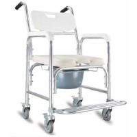 Toilet chair with wheels and handles H8961L