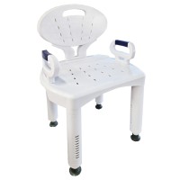 Chair for bathroom H00101 with armrests