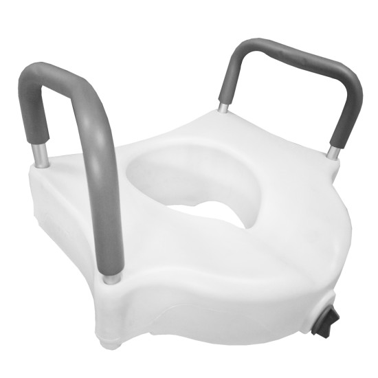 Raised toilet with handles H670B