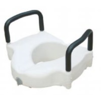 Raised toilet with handles H670B