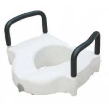 Raised toilet with handles H670B