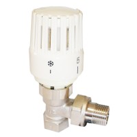 Galva termostatinė su ventiliu kampu 603