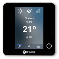 Termostatas Airzone Blueface laidinis juodas AZCE6BLUEZEROCB/CN