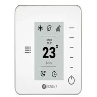 Termostatas Airzone Think belaidis baltas  AZCE6THINKRB/RN