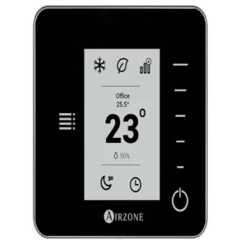 Termostatas Airzone Think belaidis juodas AZCE6THINKRB/RN