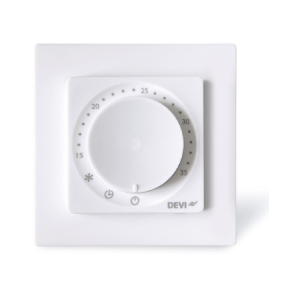 DEVIreg™ Room baltas, 5...45 °C, grindų ir patalpos, 16 A, su laikmačiu ir programėlės valdymu (termostatas)