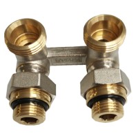 Jungtis rad. kampinis DANFOSS 1/2x3/4 RLV-KB