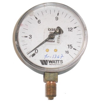 Manometras 16 bar Manometras 16 bar