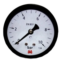 Manometras S. 10bar gulsčias