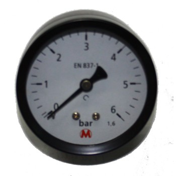 Manometras S. 6bar gulsčias Manometras S. 6bar gulsčias