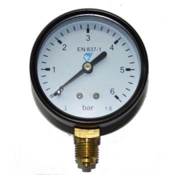 Manometras S. 1/4" 0-6 bar status Manometras S. 1/4" 0-6 bar status