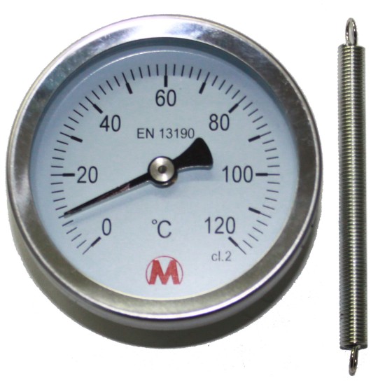 Termometras kontaktinis S. d63 0-​120C