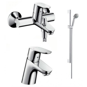 Shower set Focus E2 Comfort chrome Shower set Focus E2 Comfort chrome
