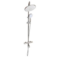 Sistema dušo YH-09 su termostatiniu maišytuvu, su snapu, chromas