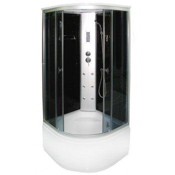 Masažinė dušo kabina KM888 100x100 grey Masažinė dušo kabina KM888 100x100 grey