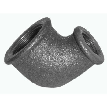 Alkūnė redukuota 90R F11/2xF11/4 JUODA Alkūnė redukuota 90R F11/2xF11/4 JUODA