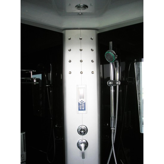 Shower with steam R8327 grey