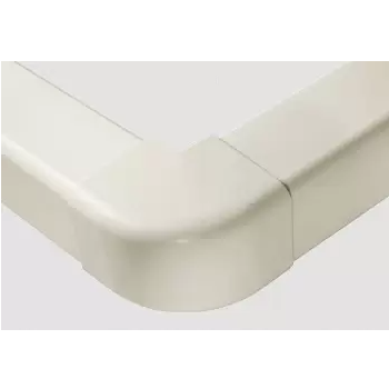 Alkūnė išorinė 70x55mm, balta