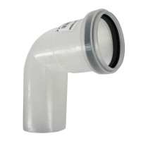 Elbow d60 87 STARR chimney single-sided