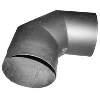 Alkūnė kamino D180 90* su pravala nereguliuojama