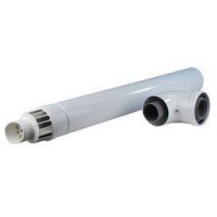 Komplektas koaksialinio dūmtraukio, 0,944mm, d60/100,BRAVA kond. katilams