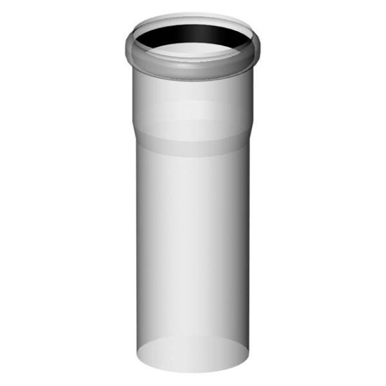 Extension for STARR single-wall chimney d80 0.5m