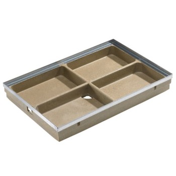 Vonelė vario 75x50cm polimerbet. su cink. plieno rėmu ACO Vonelė vario 75x50cm polimerbet. su cink. plieno rėmu ACO
