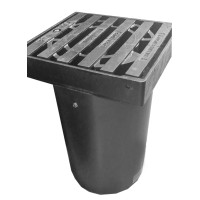 Dangtis ketaus 315 RCP D-40T su grotelėmis ir teleskopu MGN 666430