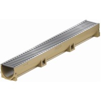 Latakas h-10cm, L-50cm, A15 su cink. plieno grot.  ACO Euroline