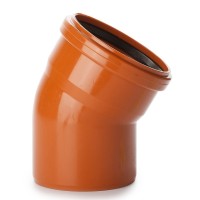Lietaus nuotekų alkūnė 110/30°