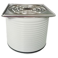 Dalis trapo TECEdrainpoint S virš. su dekor. grot. 100mm