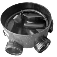 Kinetė PP DN110/315 su atšakom lyg. vamzdis