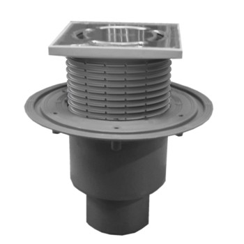 Trapas vid. patalpoms DN50/75/110 vert. su sif. Primus blue 123x123mm Trapas vid. patalpoms DN50/75/110 vert. su sif. Primus blue 123x123mm