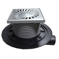 Trapas grindų D50 šon. paj. NP grotelės