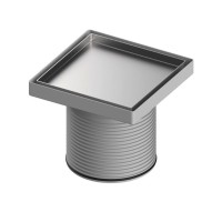 Dalis trapo TECEdrainpoint S virš.150mm su grot. įklijuojama plytele plate