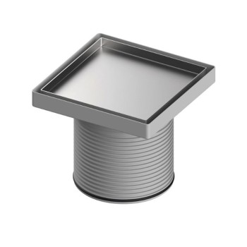 Dalis trapo TECEdrainpoint S virš.150mm su grot. įklijuojama plytele plate Dalis trapo TECEdrainpoint S virš.150mm su grot. įklijuojama plytele plate