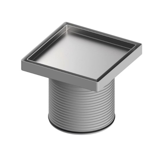 Dalis trapo TECEdrainpoint S virš.150mm su grot. įklijuojama plytele plate