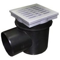 Trapas 150x150x155x110 į grindis plastikinis