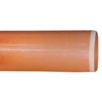 Rainwater pipe PVC 110 x 3.2mm x 2m without coupling