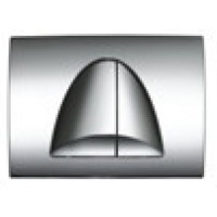 Double flush button 097M white