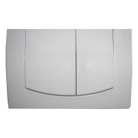 Double flush button 097W white