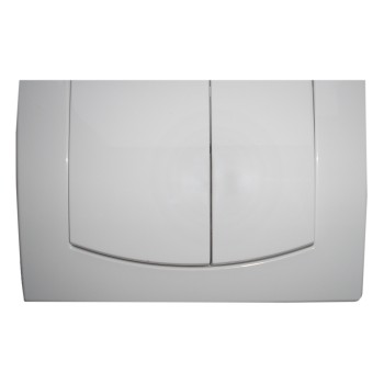 Double flush button 097W white Double flush button 097W white
