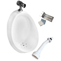 Urinal 3812 with button and siphon