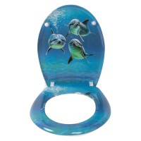 Toilet seat DU02 slow dolphin