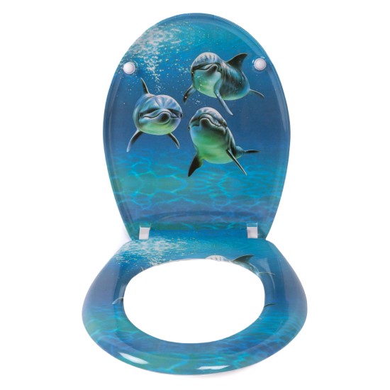 Toilet seat DU02 slow dolphin