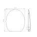 Toilet seat DU06 slow