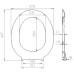 Toilet seat DU06 slow