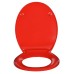 Toilet seat cover DU07 slow red