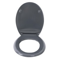 Toilet seat DU07 slow dark grey