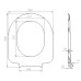 Toilet seat DU09 slow